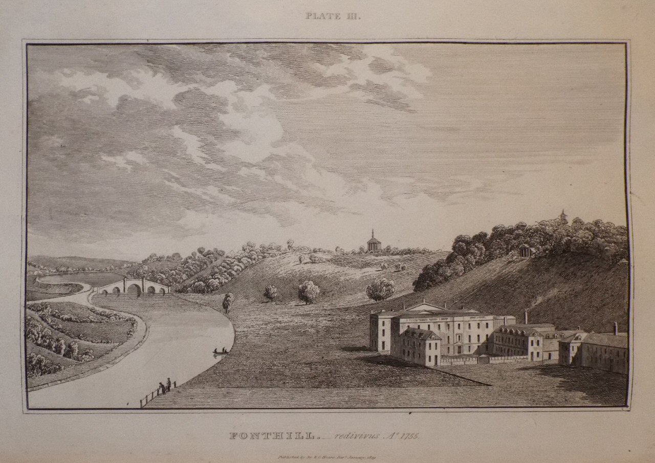 Print - Fonthill. - redivivus Ao 1755.